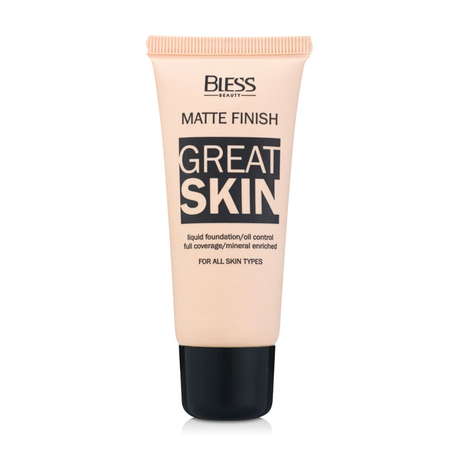 Тональний крем для обличчя Bless Beauty Great Skin Matte Finish 03 Natural, 30 мл